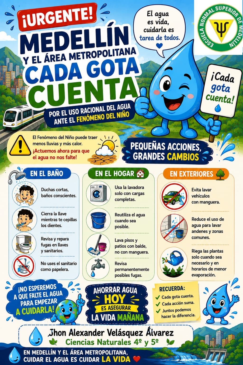 EN MEDELLÍN CADA GOTA CUENTA